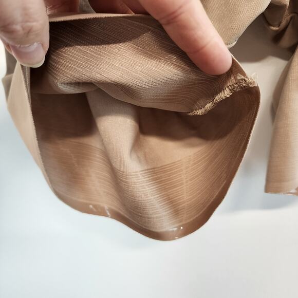 Miraclesuit High Waist Slimmer Thigh Shapewear Size XL Tan Tummy Control Shaping - Picture 8 of 9